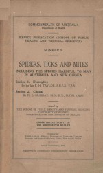 COMMONWEALTH OF AUSTRALIA NUMBER 6 SPIDERS TICKS AND MITES