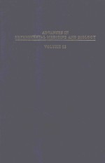 ADVANCES IN EXPERIMENTAL MEDICINE AND BIOLOGY VOLUME 12