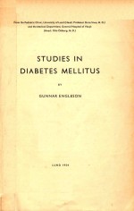 STUDIES IN DIABETES MELLITUS