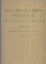 COLD SPRING HARBOR SYPOSIA ON QUANTITATIVE BIOLOGY VOLUME 43