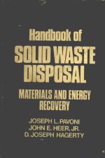 HANDBOOK OF SOLID WASTE DISPOSAL MATERIALS AND ENERGY RECOVERY