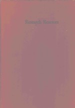 RESEARCH REACTORS VOLUME ONE