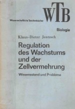 REGULATION DES WACHSTUMS UND DER ZELLVERMEHRUNG