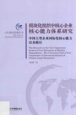 模块化组织中核心企业核心能力体系研究  中国大型企业国际化核心能力培养路径