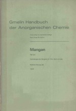 GMELIN HANDBUCH DER ANORGANISCHEN CHEMIE MANGAN TEIL C 5