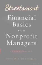 STREETSMART FINANCIAL BASICS FOR NONPROFIT MANAGERS