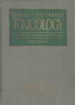 CASARETT AND DOULL'S TOXICOLOGY THE BASIC SCIENCE OF POISONS THIRD EDITION