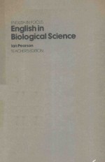 ENGLISH IN FOCUS ENGLISH IN BIOLOGCIAL SCIENCE TEACHER'S EDITION