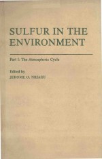 SULFUR IN THE ENVIRONMENT PART I THE ATMOSPHERIC CYCLE