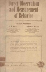 DIRECT OBSERVATION AND MEASUREMENT OF BEHAVIOR