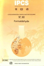 CONCISE INTERNATIONAL CHEMICAL ASSESSMENT DOCUMENT 40 FORMALDEHYDE