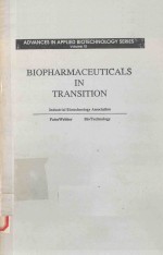 ADVANCES IN APPLIED BIOTECHNOLOGY SERIES VOLUME 10 BIOPHARMACEUTICALS IN TRANSITION