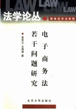 电子商务法若干问题研究