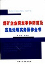 煤矿企业突发事件防范及应急处理实务操作全书 上