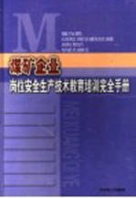 煤矿企业岗位安全生产技术教育培训完全手册  第3卷