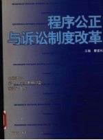 程序公正与诉讼制度改革 全国法院第十四届学术研讨会获奖论文集