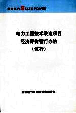 电力工程技术改造项目经济评价暂行办法 试行