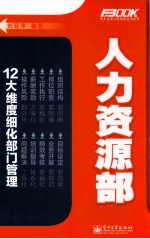 12大维度细化部门管理  人力资源部