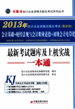 2013安徽省会计从业资格无纸化考试系列丛书 最新考试题库及上机实战一本通 会计基础+财经法规与会计职业道德+初级会计点算法 最新版