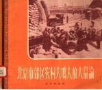 北京市郊区农村大鸣大放大辩论