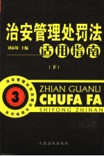 治安管理处罚法适用指南 下