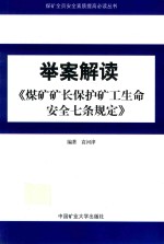 举案解读《煤矿矿长保护矿工生命安全七条规定》