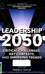 LEADERSHIP 2050 CRITICAL CHALLENGES