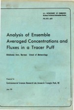 ANALYSIS OF ENSEMBLE AVERAGED CONCENTRATIONS AND FLUXES IN A TRACER PUFF