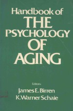 HANDBOOK OF THE PSYCHOLOGY OF AGING