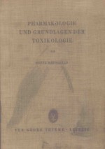 PHARMAKOLOGIE UND GRUNDLAGEN DER TOXIKOLOGIE