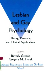 LESBIAN AND GAY PSYCHOLOGY THEORY