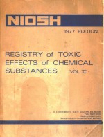 REGISTRY OF TOXIC EFFECTS OF CHEMICAL SUBSTANCES 1977 EDITION VOLUME II