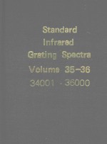 STANDARD INFRARED GRATING SPECTRA VOLUME 35-36