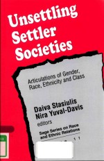 UNSETTLING SETTLER SOCIETIES ARTICULATIONS OF GENDER