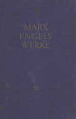 KARL MARX FRIEDRICH ENGELS BAND 20