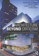 ARCHITECTURE BEYOND CRITICISM EXPERT JUDGMENT AND PERFORMANCE EVALUATION