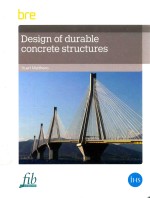 DESIGN OF DURABLE CONCRETE STRUCTURES