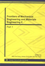 FRONTIERS OF MECHANICAL ENGINEERING AND MATERIALS ENGINEERING II PART 1