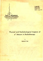 PHYSICAL AND RADIOBIOLOGICAL ASPECTS OF MESONS IN RADIOTHERAPY