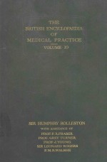 THE BRITISH ENCYCOLPAEDIA OF MEDICAL PRACTICE VOLUME 10