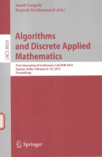 ALGORITHMS AND DISCRETE APPLIED MATHEMATICS