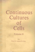 CONTINUOUS CULTURES OF CELLS VOLUME II