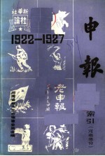 1922-1927年申报索引 河南部分