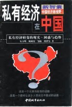 私有经济在中国 私有经济嬗变的现实、困惑与趋势