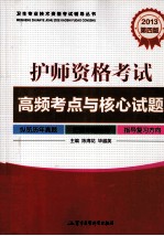 卫生专业技术资格考试辅导丛书 2013护师资格考试高频考点与核心试题 第4版