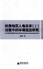 壮族地区人地关系过程中的环境适应研究