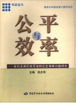 公平与效率 新的发展阶段劳动和社会保障问题研究