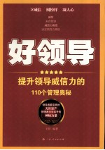 好领导 提升领导威信力的110个管理奥秘