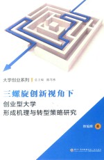 大学创业系列 三螺旋创新视角下 创业型大学形成机理与转型策略研究