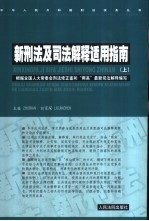 新刑法及司法解释适用指南